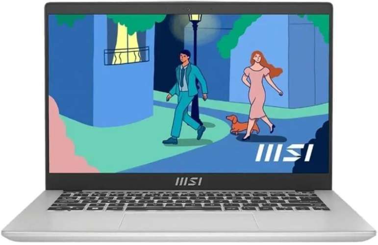 Ноутбук MSI Modern 14 C12M-239RU 14", IPS, Intel Core i5 1235U 1.3ГГц, 10-ядерный, 8ГБ DDR4, 512ГБ SSD,  Intel Iris Xe graphics, Windows 11 Home, серебристый [9s7-14j111-239]